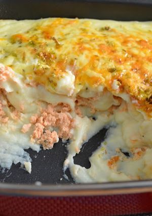 Foto principal de Pastel de puré de patatas y salmón