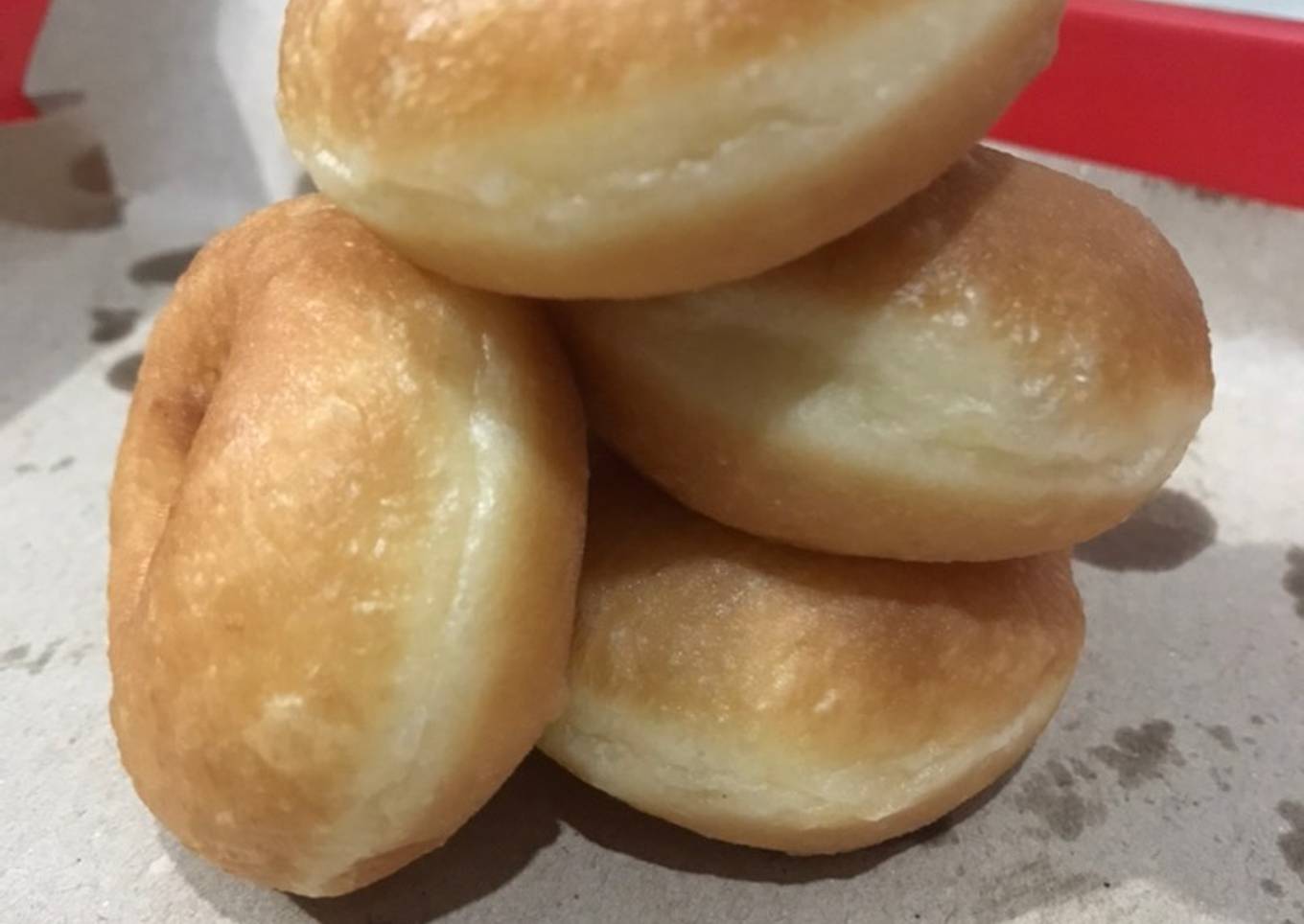 Donat no kentang pakai telur