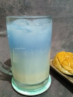 Foto resep 1081. Es Susu Telang Stevia