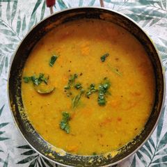 A picture of Cabbage moong dal.