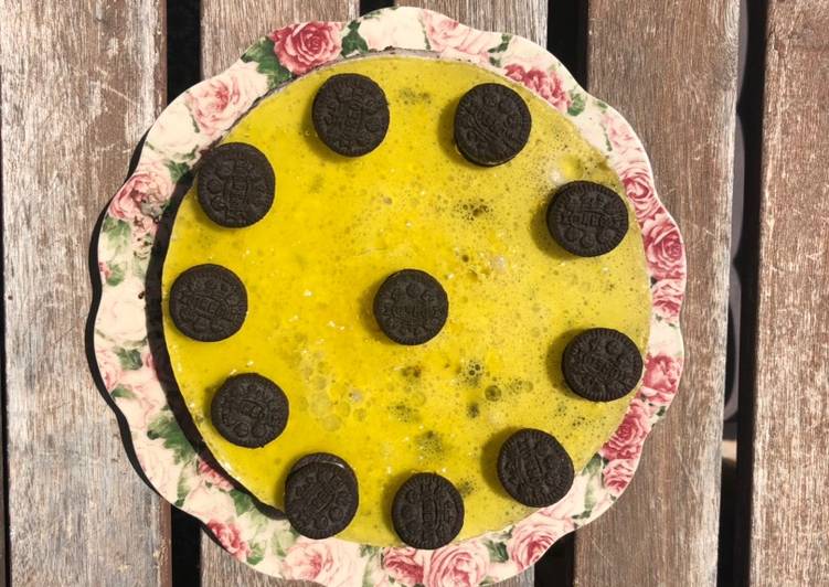 Tarta mousse de lim贸n y oreos馃崑