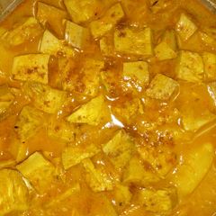A picture of Kathal sbji (jackfruit veg).