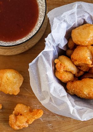 Foto di Finte frittelle di parmigiano leggere senza farina (gluten free)
