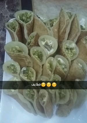 صورة لوصفة قطايف