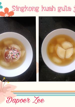 Foto resep Singkong kuah gula jawa