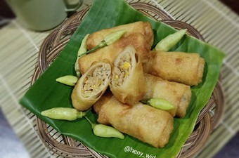 Anti Ribet, Buat Lumpia Isi Rebung Murah