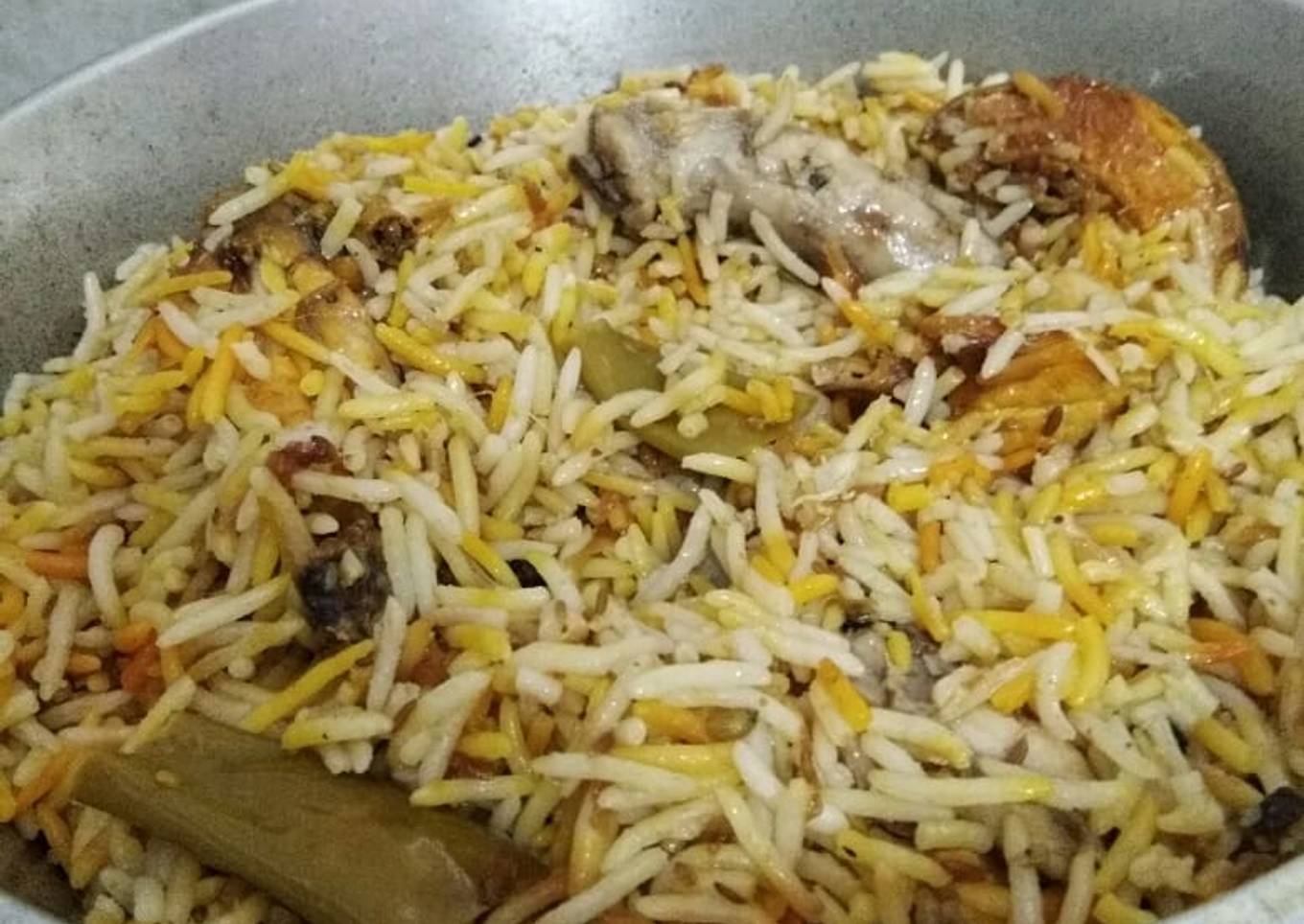 Dum chicken Biryani