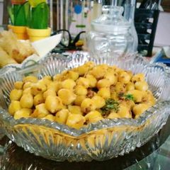 Bhuni hoi choly ki chaat A picture of Bhuni hoi choly ki chaat.