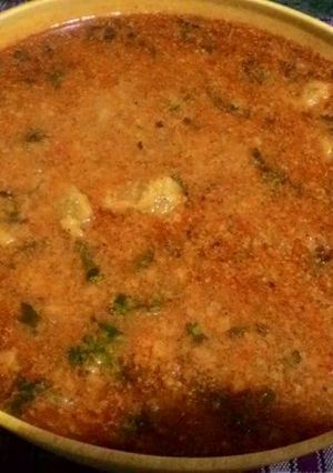 A picture of Besan Gatte.