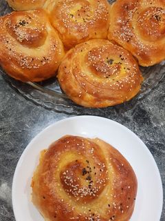 عکسی از دستور نان پوآچا سیب زمینی