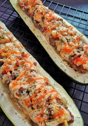 Foto resep Stuffed Zucchini / Stuffed Zucchini Boats