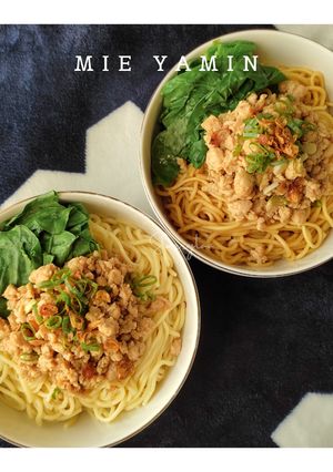 Foto resep Mie Yamin (Asin dan Manis)