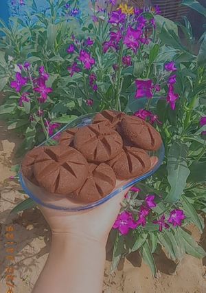 عکسی از دستور کوکی شکلاتی😋🍪