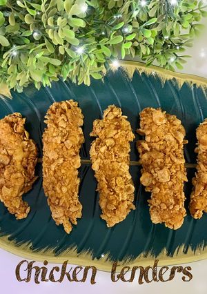 صورة لوصفة اصابع الدجاج المقرمشة