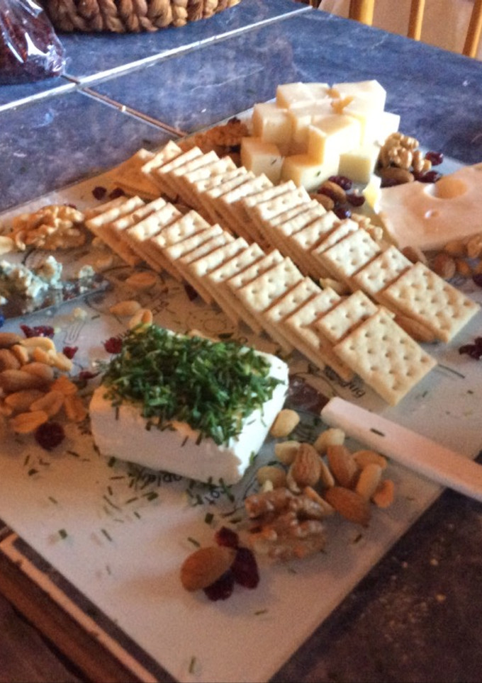 Una foto de Tabla de quesos para aperitivos