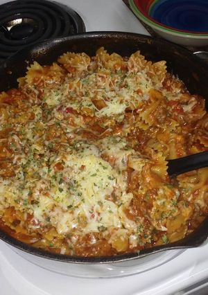 A picture of Homemade Hamburger Helper - Lasagna Style.
