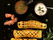 A picture of turmeric roots