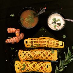 A picture of Fresh Turmeric Net Masala Dosa.