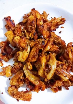 Hình của món Sụn gà nướng.