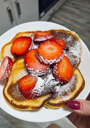 Protein palacsinta🍓🥞 recept fotója