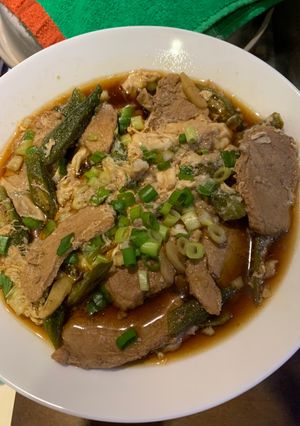 紅燒肉秋葵蛋 的食譜成品照片