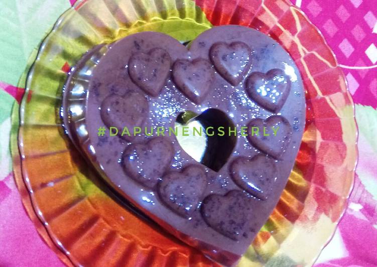 Resep Puding coklat nutrijel Mudah