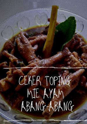 Foto resep Ceker Toping Mie Ayam