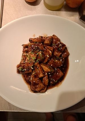 Foto di Tofu glassato alla soia