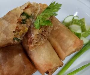 Mudahnya Bikin Lumpia Semaranglumpia bengkuang lengkap dengan cukasaus cocol Lezat Mantap