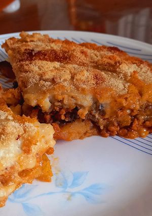 A picture of Vegan Moussaka.