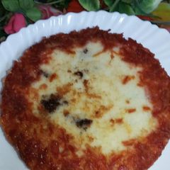 A picture of Carrot vanila marble cake.