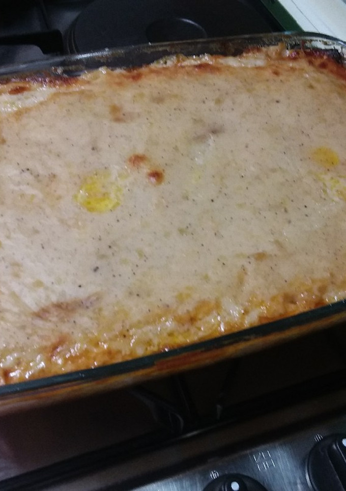 Una foto de Pastel de calabacín con atún