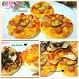 Mini pizza & mini dessert pizza