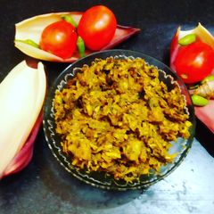 A picture of Mochar ghantoBanana Flower CurryFor the honour of my mom.