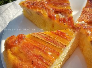 Hình của món Bánh Chuối Nướng Nồi Cơm Điện.