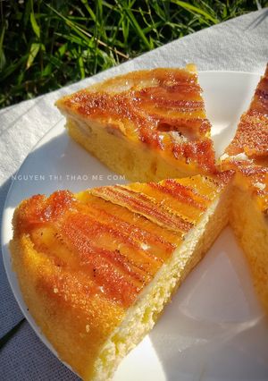 Hình của món Bánh Chuối Nướng Nồi Cơm Điện.