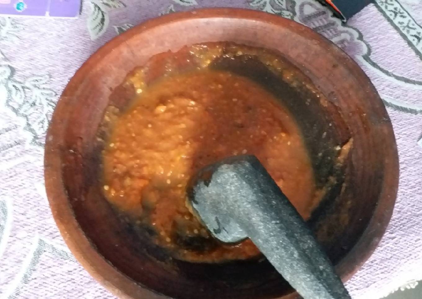 Sambel penyet simpel dan enak