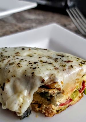 Una foto de TORTILLA Forrada con Mozzarella...!😋
