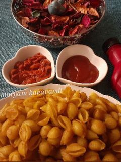 عکسی از دستور چیپس پاستا
