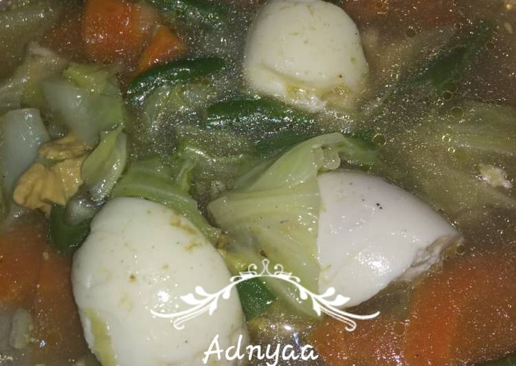 Sayur soup simple #pekanINSPIRASI