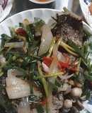 Cá bống mú hấp