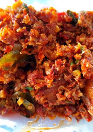 Foto resep Telor balado teri medan