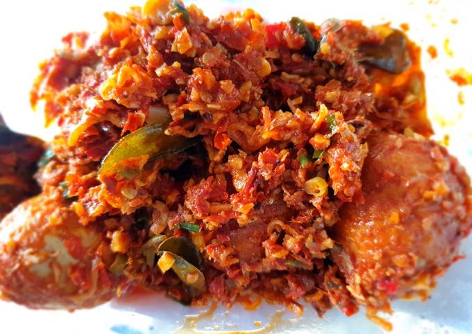 Telor balado teri medan