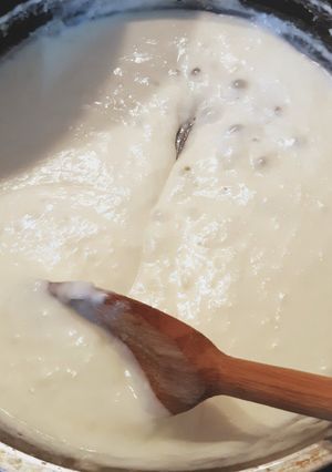 Una foto de Salsa blanca o bechamel sin manteca, ideal para croquetas