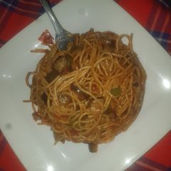 A picture of Veggie pasta.