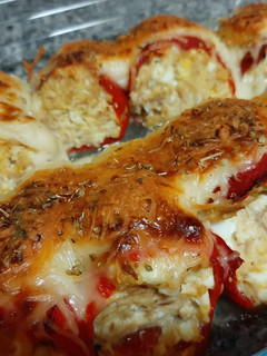 Una foto de Pimientos rellenos de mar