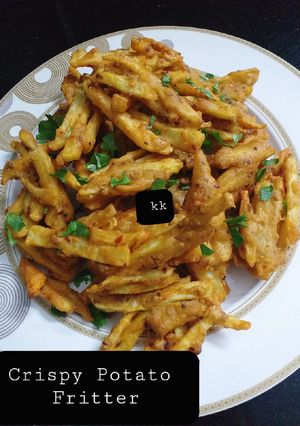 A picture of Crispy Potato Fritters.