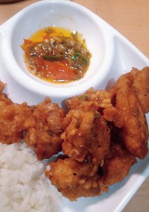 Foto resep Ayam Daun Jeruk Kriuk Sambal Korek