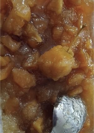 عکسی از دستور مربای سیب نگینی و درسته