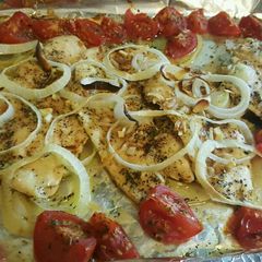 A picture of Easy Italian Baked Chicken.